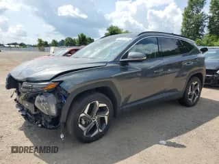 2023 Hyundai Tucson Luxury с VIN KM8JCCA12PU129411, выставлен на аукционе Copart как лот 67601355 с пробегом Не указан миль и Списание • Salvage title. История ставок и продаж доступна на DreamBid. Изображение 1.