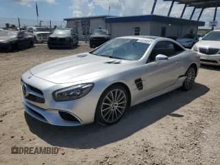 ✅ 2018 Mercedes-Benz SL 550 • VIN: WDDJK7DAXJF052279 • Lot: 66520565. Listed on Copart with 53,377 mi. Free auction sales archive from the USA and detailed vehicle history report at DreamBid. Image 1.