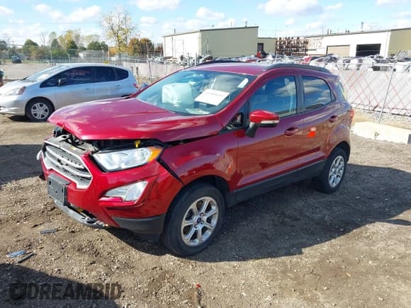 ✅ 2020 Ford EcoSport SE • VIN: MAJ6S3GL2LC312965 • Lot: 43500655. Wystawiony na IAAI z przebiegiem 85 566 mil. Bezpłatny archiwum sprzedaży aukcyjnych z USA i szczegółowy raport historii pojazdu na DreamBid. Zdjęcie 2.