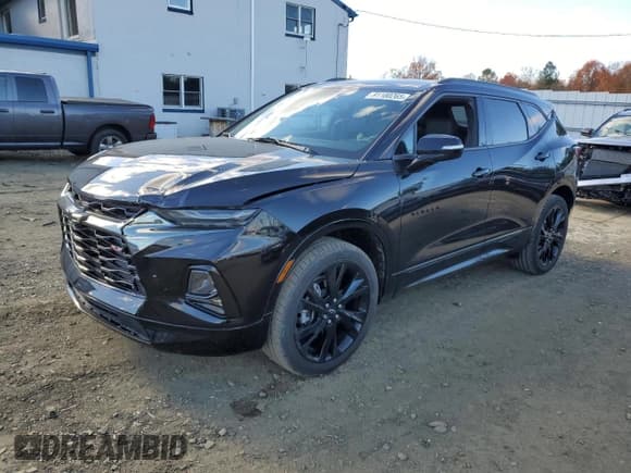 ✅ 2021 Chevrolet Blazer RS • VIN: 3GNKBERS3MS528660 • Lot: 91180265. Listed on Copart with 28,962 mi. Free auction sales archive from the USA and detailed vehicle history report at DreamBid. Image 1.