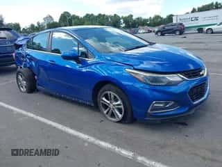 2017 Chevrolet Cruze LT with VIN 1G1BE5SM4H7279861, listed as a IAAI auction lot 43134945 with 119,231 mi miles and . Bid and sale history available at DreamBid. Image 1.