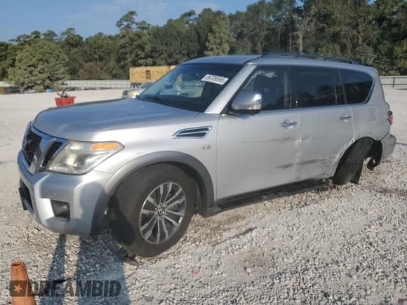 ✅ 2017 Nissan Armada SV • VIN: JN8AY2ND8H9007049 • Lot: 89709595. Listed on Copart with 206,003 mi. Free auction sales archive from the USA and detailed vehicle history report at DreamBid. Image 1.