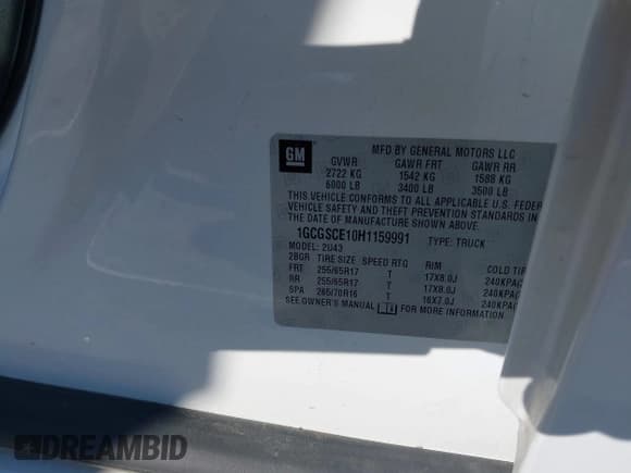 ✅ 2017 Chevrolet Colorado 2WD LT • VIN: 1GCGSCE10H1159991 • Лот: 41836588. Опубликован ранее на IAAI с пробегом 147 656 миль. Бесплатный доступ к архиву аукционных продаж из США и подробный отчёт об истории автомобиля на DreamBid. Изображение 9.