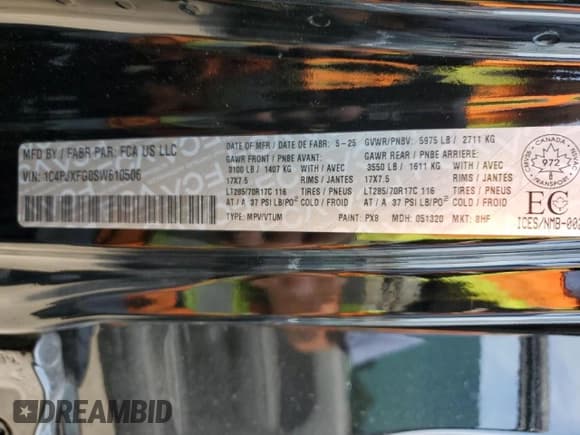 ✅ 2025 Jeep Wrangler Rubicon • VIN: 1C4PJXFG0SW610506 • Lot: 61689675. Listed on Copart with 62 mi. Free auction sales archive from the USA and detailed vehicle history report at DreamBid. Image 14.