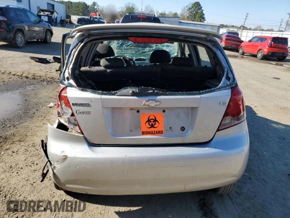 ✅ 2007 Chevrolet Aveo LS • VIN: KL1TD66627B731972 • Lot: 87729465. Wystawiony na Copart z przebiegiem Nie podano. Bezpłatny archiwum sprzedaży aukcyjnych z USA i szczegółowy raport historii pojazdu na DreamBid. Zdjęcie 6.