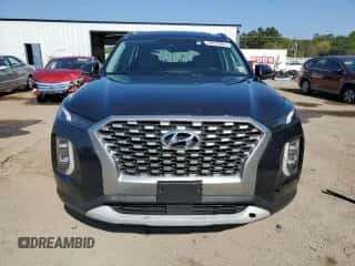 2021 Hyundai Palisade SEL с VIN KM8R24HE7MU177115, выставлен на аукционе Copart как лот 74379354 с пробегом 99 498 миль миль и Списание • Salvage title. История ставок и продаж доступна на DreamBid. Изображение 5.