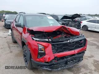 ✅ 2025 Chevrolet Equinox AWD RS • VIN: 3GNAXTEG3SL166887 • Lot: 43534104. Listed on IAAI with 13,594 mi. Free auction sales archive from the USA and detailed vehicle history report at DreamBid. Image 1.