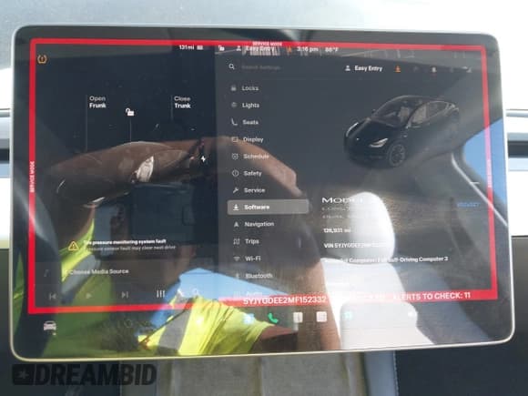 ✅ 2021 Tesla Model Y Long Range • VIN: 5YJYGDEE2MF152332 • Лот: 43582323. Опубликован ранее на IAAI с пробегом 126 931 миль. Бесплатный доступ к архиву аукционных продаж из США и подробный отчёт об истории автомобиля на DreamBid. Изображение 19.