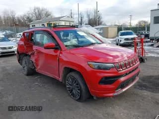 ✅ 2022 Jeep Compass Limited • VIN: 3C4NJDCB8NT237207 • Lot: 41280703. Listed on IAAI with 52,845 mi. Free auction sales archive from the USA and detailed vehicle history report at DreamBid. Image 1.