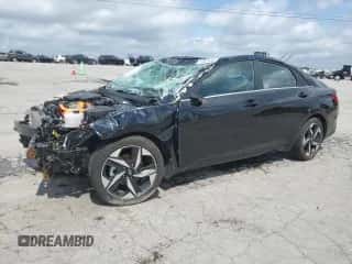 2023 Hyundai Elantra Limited with VIN KMHLN4AJ3PU050824, listed as a Copart auction lot 57047485 with 24,441 mi miles and Non repairable. Bid and sale history available at DreamBid. Image 1.