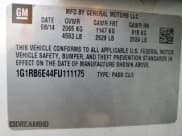 ✅ 2015 Chevrolet Volt • VIN: 1G1RB6E44FU111175 • Lot: 78851994. Wystawiony na Copart z przebiegiem 131 915 mil. Bezpłatny archiwum sprzedaży aukcyjnych z USA i szczegółowy raport historii pojazdu na DreamBid. Zdjęcie 12.