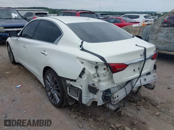 ✅ 2019 Infiniti Q50 Red Sport 400 • VIN: JN1FV7AP1KM760887 • Lot: 42852724. Wystawiony na IAAI z przebiegiem 76 732 mil. Bezpłatny archiwum sprzedaży aukcyjnych z USA i szczegółowy raport historii pojazdu na DreamBid. Zdjęcie 3.