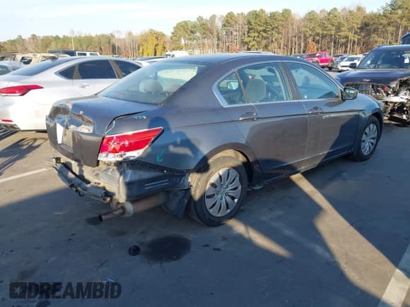 ✅ 2010 Honda Accord LX • VIN: 1HGCP2F34AA033313 • Lot: 43751071. Listed on IAAI with 188,302 mi. Free auction sales archive from the USA and detailed vehicle history report at DreamBid. Image 4.