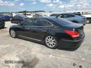 2013 Hyundai Equus Signature z VIN KMHGH4JH9DU058265, wystawiony jako Copart lot #71487445 z przebiegiem 127 594 mil mil oraz Szkoda całkowita • Salvage title. Historia ofert i sprzedaży dostępna na DreamBid. Obrazek 2.