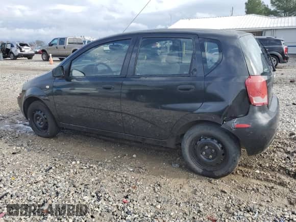 2005 Chevrolet Aveo LS with VIN KL1TD62695B359372, listed as a Copart auction lot 80977444 with 207,329 mi miles and Salvage title. Bid and sale history available at DreamBid. Image 2.