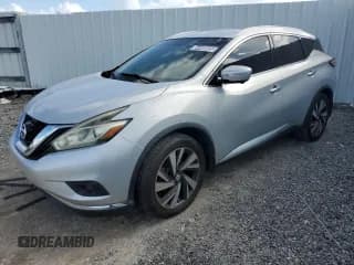 ✅ 2015 Nissan Murano Platinum • VIN: 5N1AZ2MG7FN274803 • Лот: 84468805. Опубликован ранее на Copart с пробегом 73 451 миль. Бесплатный доступ к архиву аукционных продаж из США и подробный отчёт об истории автомобиля на DreamBid. Изображение 1.