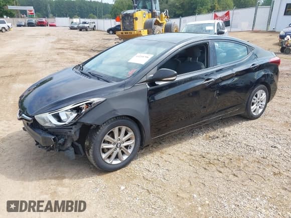 ✅ 2015 Hyundai Elantra SE • VIN: 5NPDH4AE5FH610001 • Lot: 43218796. Listed on IAAI with 194,653 mi. Free auction sales archive from the USA and detailed vehicle history report at DreamBid. Image 2.