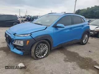 2021 Hyundai Kona SEL with VIN KM8K22AA0MU602221, listed as a Copart auction lot 70577975 with 79,063 mi miles and Salvage title. Bid and sale history available at DreamBid. Image 1.