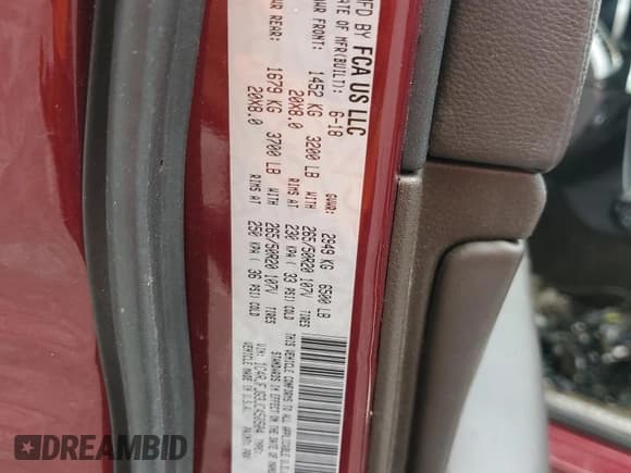 ✅ 2018 Jeep Grand Cherokee Summit • VIN: 1C4RJFJG3JC450504 • Lot: 69654855. Listed on Copart with 118,246 mi. Free auction sales archive from the USA and detailed vehicle history report at DreamBid. Image 13.