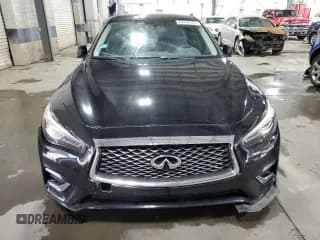 ✅ 2018 Infiniti Q50 Luxe • VIN: JN1EV7AR6JM438483 • Лот: 89700765. Опубликован ранее на Copart с пробегом 57 423 миль. Бесплатный доступ к архиву аукционных продаж из США и подробный отчёт об истории автомобиля на DreamBid. Изображение 5.