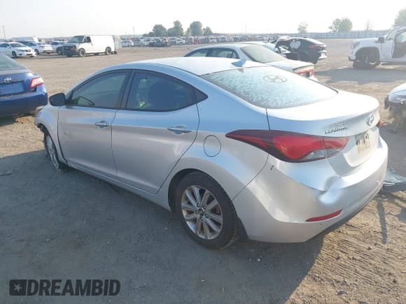 ✅ 2015 Hyundai Elantra Limited • VIN: KMHDH4AE4FU279185 • Lot: 43235848. Listed on IAAI with 134,289 mi. Free auction sales archive from the USA and detailed vehicle history report at DreamBid. Image 3.