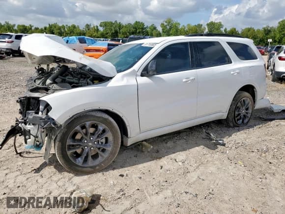 ✅ 2024 Dodge Durango GT • VIN: 1C4RDHDG1RC190162 • Лот: 81749805. Опубликован ранее на Copart с пробегом Не указан. Бесплатный доступ к архиву аукционных продаж из США и подробный отчёт об истории автомобиля на DreamBid. Изображение 1.
