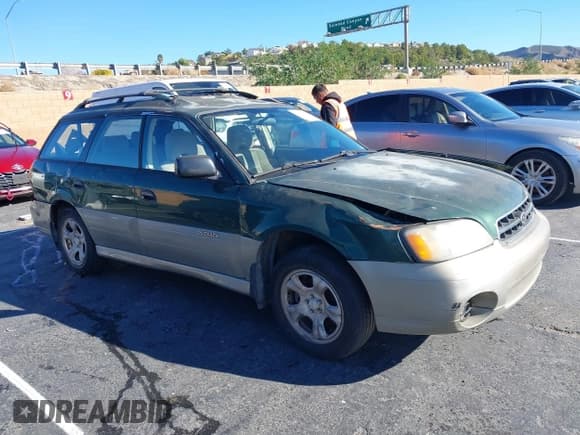 ✅ 2000 Subaru Legacy Outback • VIN: 4S3BH665XY7620588 • Lot: 43826861. Listed on IAAI with Not provided. Free auction sales archive from the USA and detailed vehicle history report at DreamBid. Image 1.