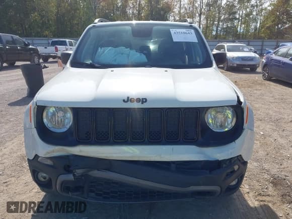 ✅ 2019 Jeep Renegade Upland • VIN: ZACNJBABXKPK25681 • Lot: 43510643. Listed on IAAI with 138,967 mi. Free auction sales archive from the USA and detailed vehicle history report at DreamBid. Image 12.