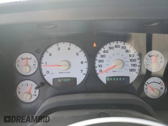 2003 Dodge 1500 ST z VIN 1D7HU18D23S244655, wystawiony jako Copart lot #67937694 z przebiegiem 167 334 mil mil oraz Szkoda całkowita • Salvage title. Historia ofert i sprzedaży dostępna na DreamBid. Obrazek 9.