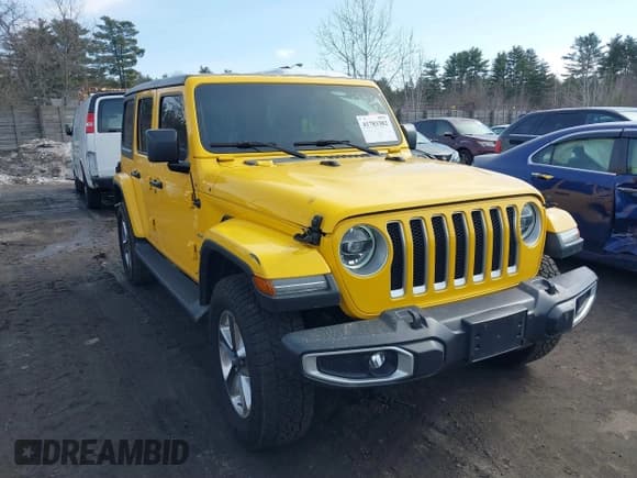 ✅ 2021 Jeep Wrangler Unlimited Sahara • VIN: 1C4HJXEG4MW624532 • Lot: 41783382. Wystawiony na IAAI z przebiegiem 81 116 mil. Bezpłatny archiwum sprzedaży aukcyjnych z USA i szczegółowy raport historii pojazdu na DreamBid. Zdjęcie 1.