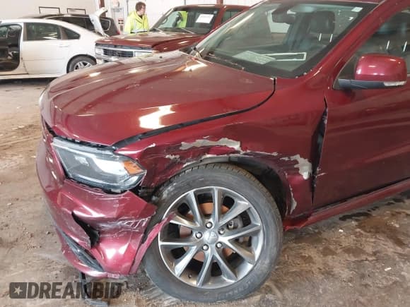 ✅ 2017 Dodge Durango GT • VIN: 1C4RDJDG6HC878695 • Lot: 43504498. Listed on IAAI with 163,654 mi. Free auction sales archive from the USA and detailed vehicle history report at DreamBid. Image 6.