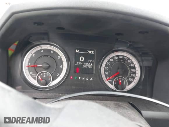 2019 Ram 1500 Tradesman with VIN 1C6RR7FG5KS636714, listed as a IAAI auction lot 42270900 with 55,175 mi miles and . Bid and sale history available at DreamBid. Image 15.