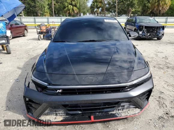 ✅ 2025 Hyundai Elantra • VIN: KMHLW4DK5SU032965 • Lot: 81877085. Listed on Copart with 4,497 mi. Free auction sales archive from the USA and detailed vehicle history report at DreamBid. Image 5.