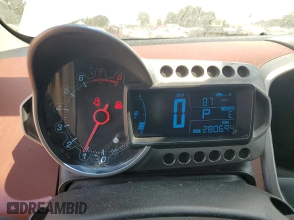 ✅ 2012 Chevrolet Sonic LTZ • VIN: 1G1JE6SH8C4158555 • Lot: 67078275. Listed on Copart with 280,694 mi. Free auction sales archive from the USA and detailed vehicle history report at DreamBid. Image 9.