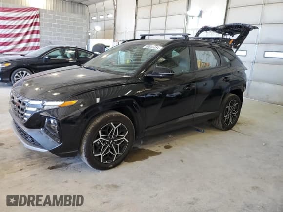 ✅ 2024 Hyundai Tucson N Line • VIN: KM8JFCD12RU150166 • Lot: 69686684. Wystawiony na Copart z przebiegiem 7 155 mil. Bezpłatny archiwum sprzedaży aukcyjnych z USA i szczegółowy raport historii pojazdu na DreamBid. Zdjęcie 1.