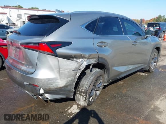 ✅ 2021 Lexus NX 300 F Sport • VIN: JTJSARBZXM2180097 • Lot: 43602440. Wystawiony na IAAI z przebiegiem 144 104 mil. Bezpłatny archiwum sprzedaży aukcyjnych z USA i szczegółowy raport historii pojazdu na DreamBid. Zdjęcie 4.
