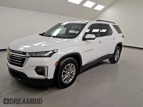 ✅ 2023 Chevrolet Traverse LT Cloth • VIN: 1GNEVMKW8PJ222815 • Lot: 90920315. Listed on Copart with 359,728 mi. Free auction sales archive from the USA and detailed vehicle history report at DreamBid. Image 1.