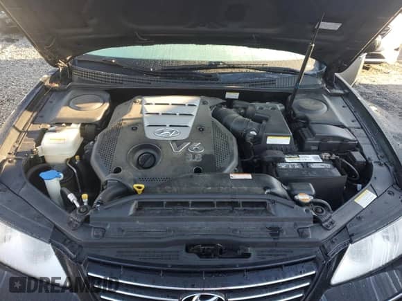 2007 Hyundai Azera SE with VIN KMHFC46F07A212403, listed as a Copart auction lot 43539535 with 74,847 mi miles and Salvage title. Bid and sale history available at DreamBid. Image 12.
