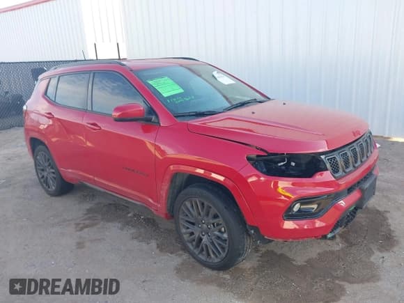 ✅ 2023 Jeep Compass (RED) Edition • VIN: 3C4NJDCN4PT563079 • Лот: 43402920. Опубликован ранее на IAAI с пробегом 18 732 миль. Бесплатный доступ к архиву аукционных продаж из США и подробный отчёт об истории автомобиля на DreamBid. Изображение 1.
