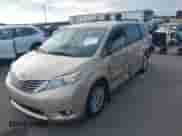2011 Toyota Sienna XLE AAS with VIN 5TDYK3DC2BS122538, listed as a IAAI auction lot 43247955 with 238,815 mi miles and . Bid and sale history available at DreamBid. Image 2.