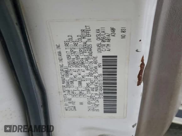 ✅ 2003 Toyota Sequoia Limited • VIN: 5TDBT48A83S151156 • Lot: 95203095. Listed on Copart with 296,010 mi. Free auction sales archive from the USA and detailed vehicle history report at DreamBid. Image 13.