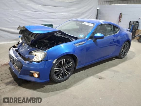 ✅ 2014 Subaru BRZ Limited • VIN: JF1ZCAC13E8600308 • Лот: 63710405. Опубликован ранее на Copart с пробегом 82 888 миль. Бесплатный доступ к архиву аукционных продаж из США и подробный отчёт об истории автомобиля на DreamBid. Изображение 1.