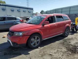 2015 Dodge Journey Crossroad z VIN 3C4PDCGB6FT679375, wystawiony jako Copart lot #65577615 z przebiegiem 79 103 mil mil oraz Szkoda całkowita • Salvage title. Historia ofert i sprzedaży dostępna na DreamBid. Obrazek 1.