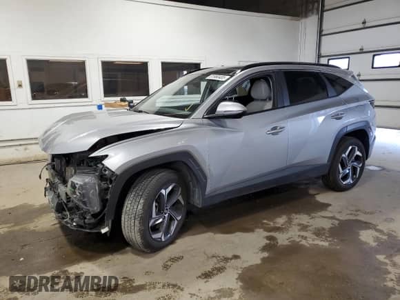 2023 Hyundai Tucson SEL Convenience with VIN KM8JFCA13PU121843, listed as a Copart auction lot 81960485 with 57,099 mi miles and Salvage title. Bid and sale history available at DreamBid. Image 1.