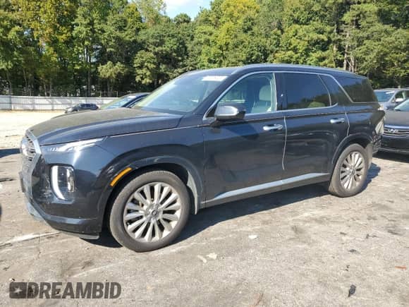 2020 Hyundai Palisade Limited z VIN KM8R54HE7LU073620, wystawiony jako Copart lot #72309024 z przebiegiem 81 833 mil mil oraz Szkoda całkowita • Salvage title. Historia ofert i sprzedaży dostępna na DreamBid. Obrazek 1.