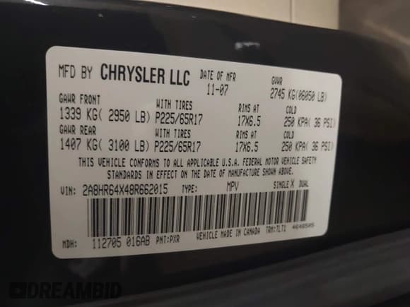 ✅ 2008 Chrysler Town & Country Limited • VIN: 2A8HR64X48R662015 • Lot: 42960980. Wystawiony na IAAI z przebiegiem 197 356 mil. Bezpłatny archiwum sprzedaży aukcyjnych z USA i szczegółowy raport historii pojazdu na DreamBid. Zdjęcie 9.