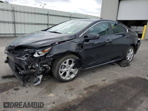 2018 Chevrolet Volt Premier z VIN 1G1RD6S57JU152366, wystawiony jako Copart lot #59594393 z przebiegiem 53 616 mil mil oraz . Historia ofert i sprzedaży dostępna na DreamBid. Obrazek 1.