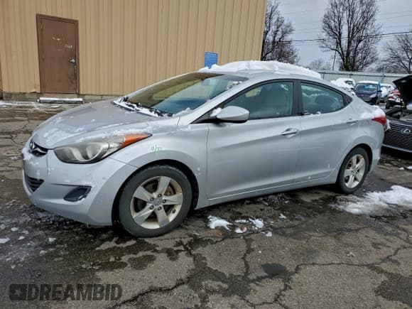 ✅ 2011 Hyundai Elantra GLS • VIN: KMHDH4AE7BU109851 • Lot: 95333095. Listed on Copart with 186,350 mi. Free auction sales archive from the USA and detailed vehicle history report at DreamBid. Image 1.