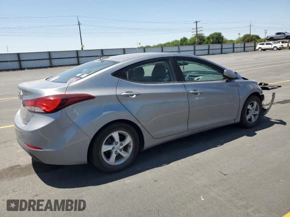 ✅ 2015 Hyundai Elantra SE • VIN: KMHDH4AE9FU257988 • Lot: 61428775. Listed on Copart with 151,980 mi. Free auction sales archive from the USA and detailed vehicle history report at DreamBid. Image 3.