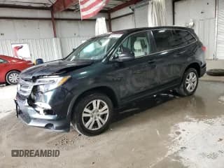 ✅ 2017 Honda Pilot LX • VIN: 5FNYF6H17HB082792 • Lot: 92247035. Listed on Copart with 110,241 mi. Free auction sales archive from the USA and detailed vehicle history report at DreamBid. Image 1.